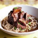 Asian Braised Short Ribs with Noodles