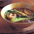 Baby Bok Choy and Beef Noodle Soup with Warm Spices