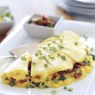 Bacon and Cheddar Omelette for Six