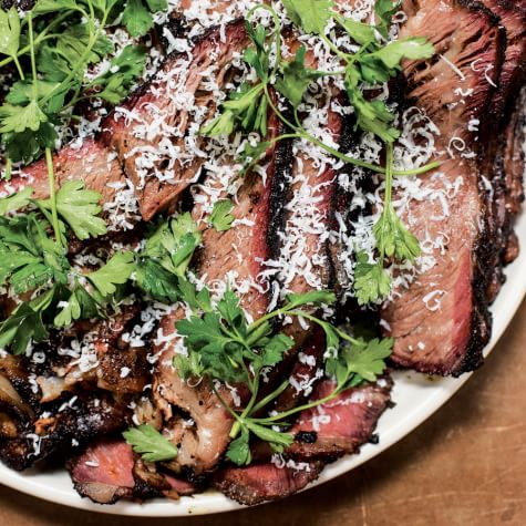 Smoked Short Ribs with Parsley Salad and Ricotta Salata | Williams Sonoma