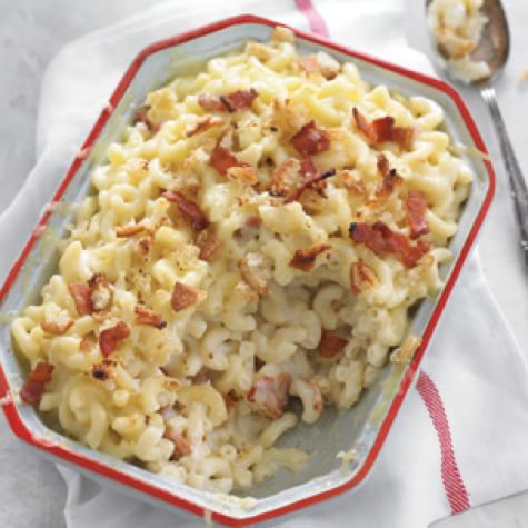 Macaroni with Farmhouse Cheddar and Bacon | Williams Sonoma