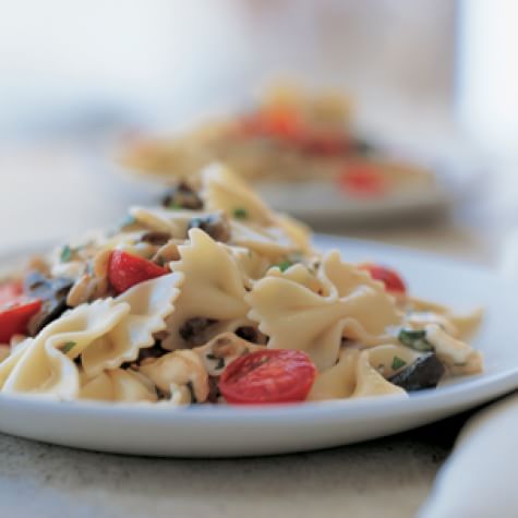 Farfalle with Roasted Garlic and Eggplant | Williams Sonoma