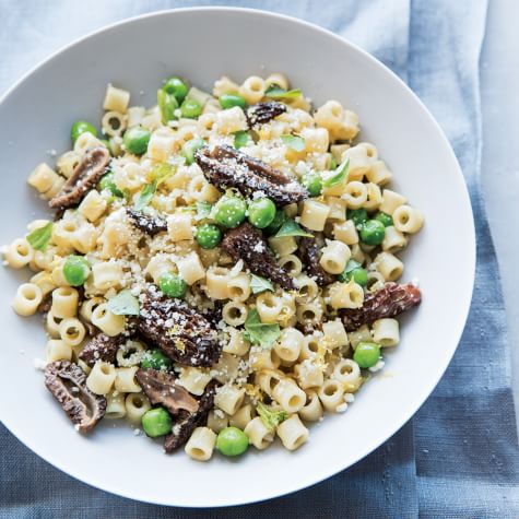 Pasta with English Peas and Morels | Williams Sonoma