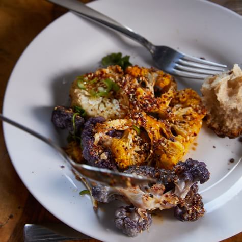 Roasted Heirloom Tomatoes with Garlic and Thyme