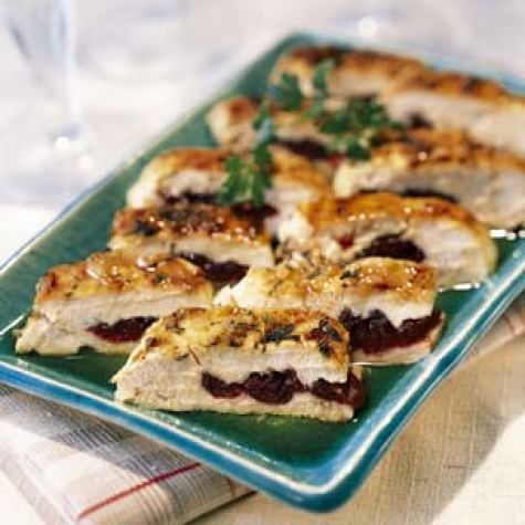 Pressed Chicken Breasts with Dried Cherries