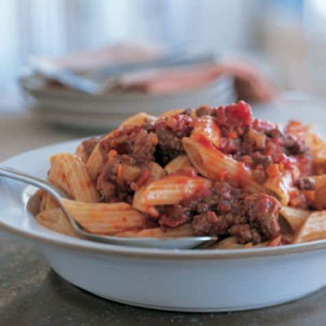 Penne with Beef Ragù