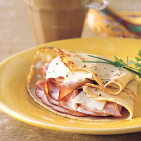 Ham and Gruyère Crepes