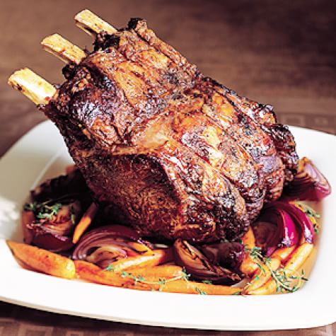 Standing Rib Roast with Yorkshire Pudding