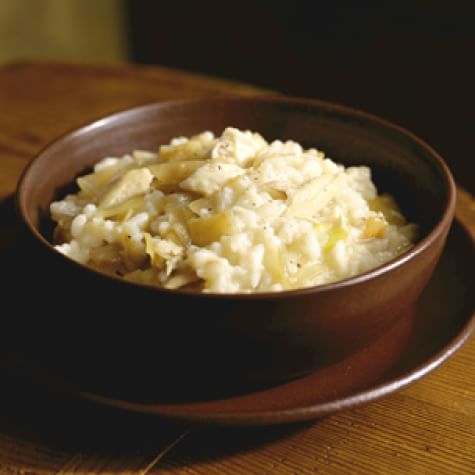 Risotto with Chicken and Caramelized Onions