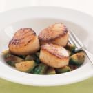 Scallops with Brussels Sprouts & Bacon