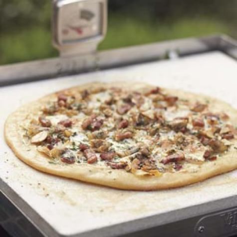 White Pizza with Clams & Pancetta