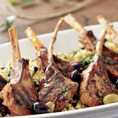 Grilled Harissa Lamb Chops