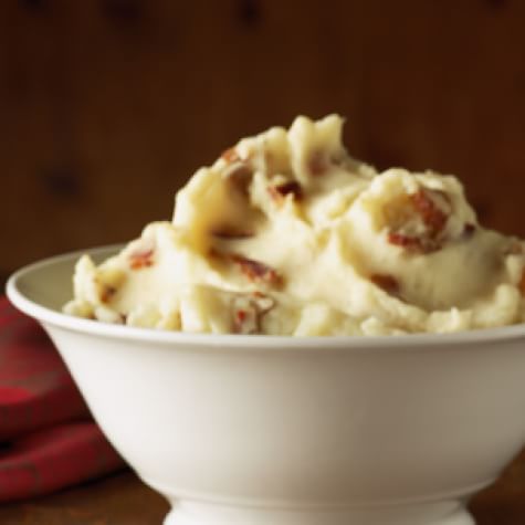 Mashed Potatoes with Bacon and Garlic