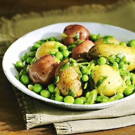 New Potatoes with Spring Peas