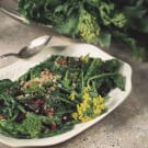 Broccoli Rabe with Pancetta and Kalamata Olives