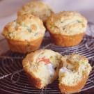 Tomato and Goat Cheese Muffins
