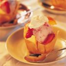 Phyllo Ice Cream Cups with Summer Fruit