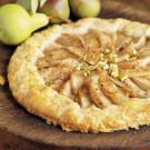 Candied Pear Tart with Pistachios