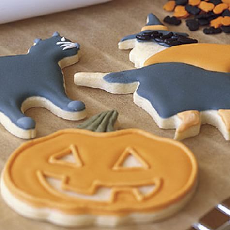 Halloween Cutout Sugar Cookies