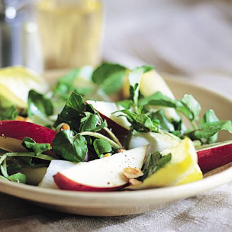 Watercress, Endive and Pear Salad