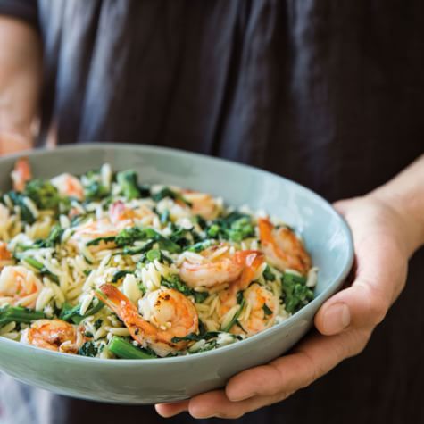 Orzo with Shrimp and Broccolini | Williams Sonoma