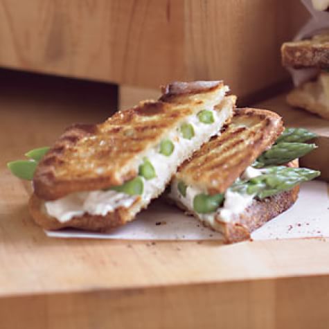 Asparagus and Goat Cheese Panini