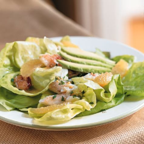 Crab Salad with Grapefruit, Avocado and Fresh Herbs