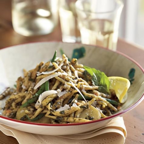 Pesto with Trofiette