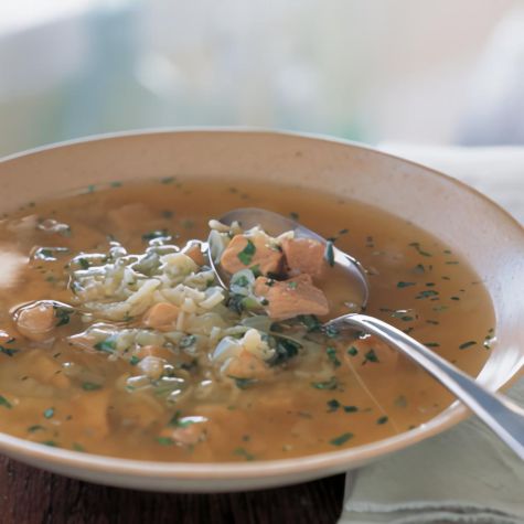 Mexican-Style Pork & Rice Soup