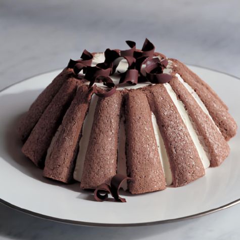 Eggnog Bavarian Cream Cake Eggnog Bavarian Cream Cake