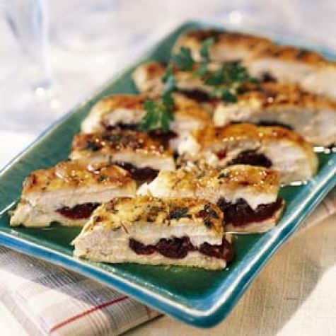Pressed Chicken Breasts with Dried Cherries