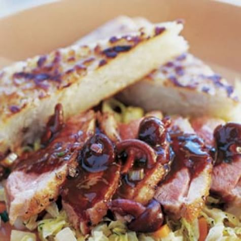 Seared Duck Breast with Pinot Noir Sauce