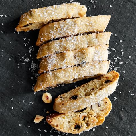Hazelnut and Dried Cherry Biscotti