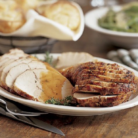 Roasted Turkey Breast with Madeira Sauce