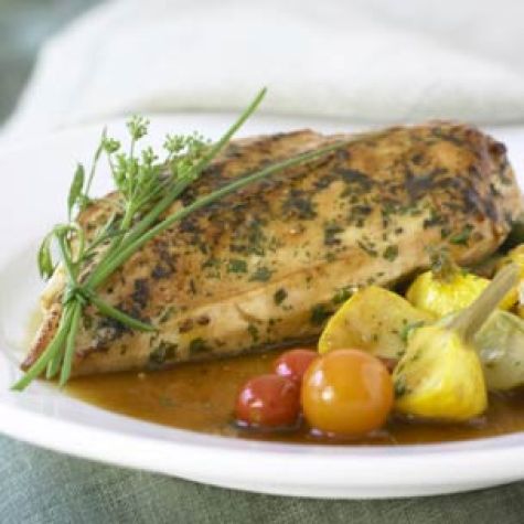 Herbed Chicken with Summer Vegetables