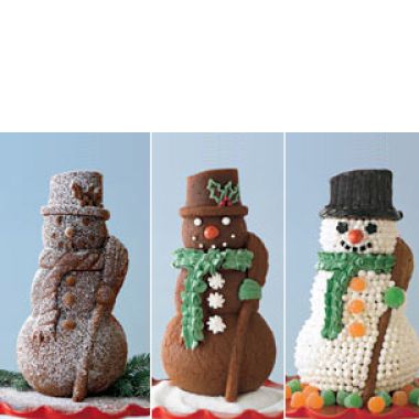 Assembling & Decorating the Snowman Cake