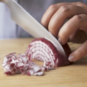Preparing and Chopping Onions