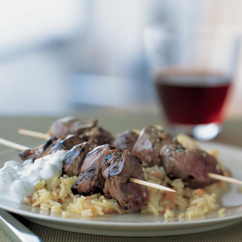 Greek Lamb Kabobs