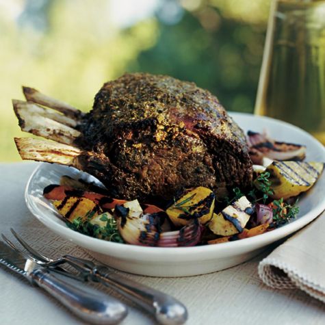 Slow-Smoked Rib Roast