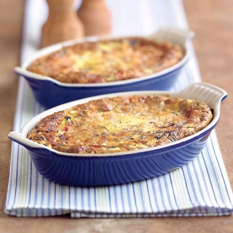 Summer Vegetable and Sausage Frittatas