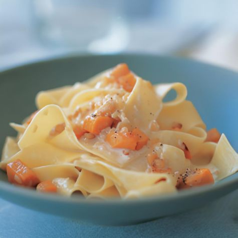 Egg Noodles with Roasted Squash