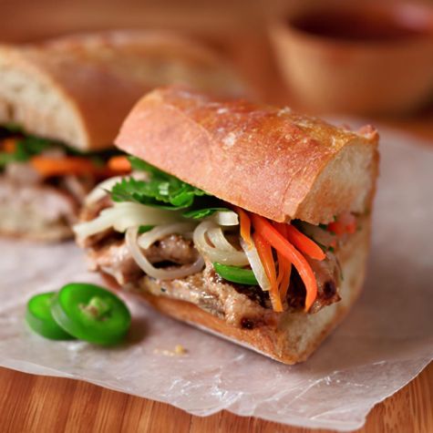 Vietnamese Grilled Pork Sandwiches