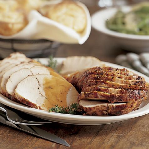 Roasted Turkey Breast with Madeira Sauce