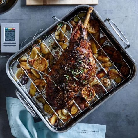 Roast Leg of Lamb with Herbes de Provence and Potatoes