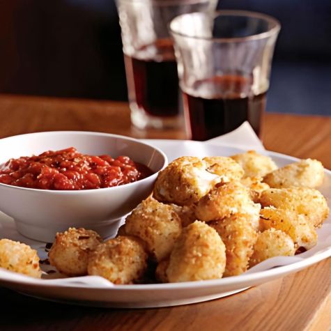 Fried Bocconcini with Spicy Tomato Sauce