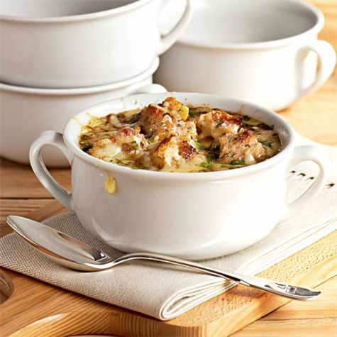 Caramelized Onion and Mushroom Soup