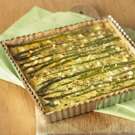 Asparagus-Goat Cheese Tart