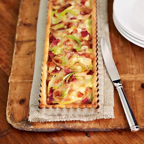 Potato, Green Onion & Bacon Tart