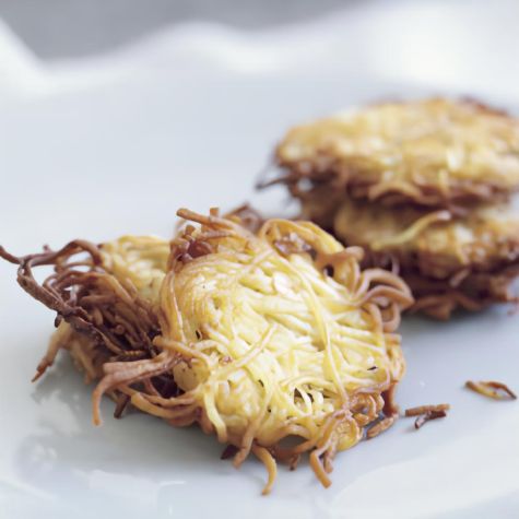 Romanian Noodle Latkes (Pasta Latkes)