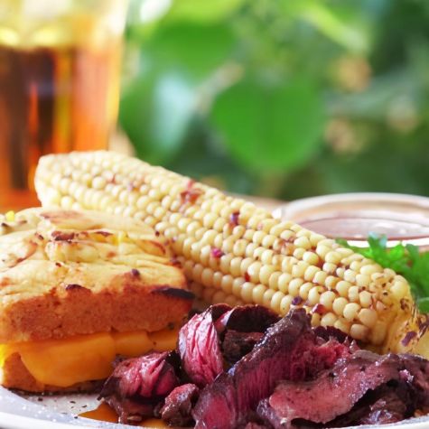 Grilled Corn with Fresh Cheese and Paprika